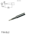 Hakko soldering iron tip T18-DL2 Chisel Tip for soldering station FX888, FX888D, FX889, FR701, FR702, FX600 & soldering iron FX8801, FX600