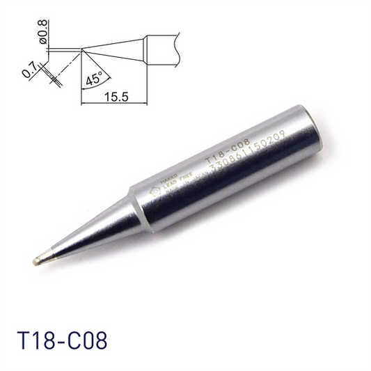 Hakko T18-C08 Soldering Iron Tip