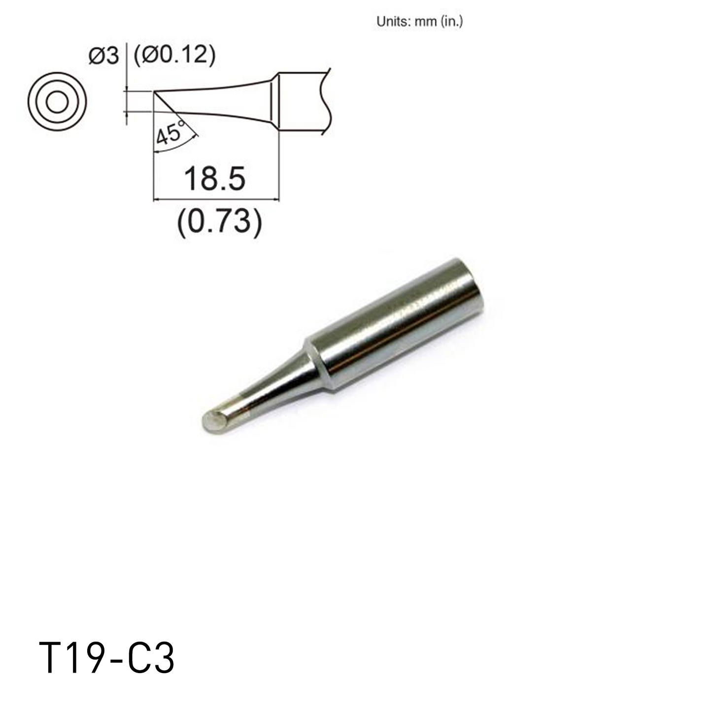 T19-C3 Bevel Tip