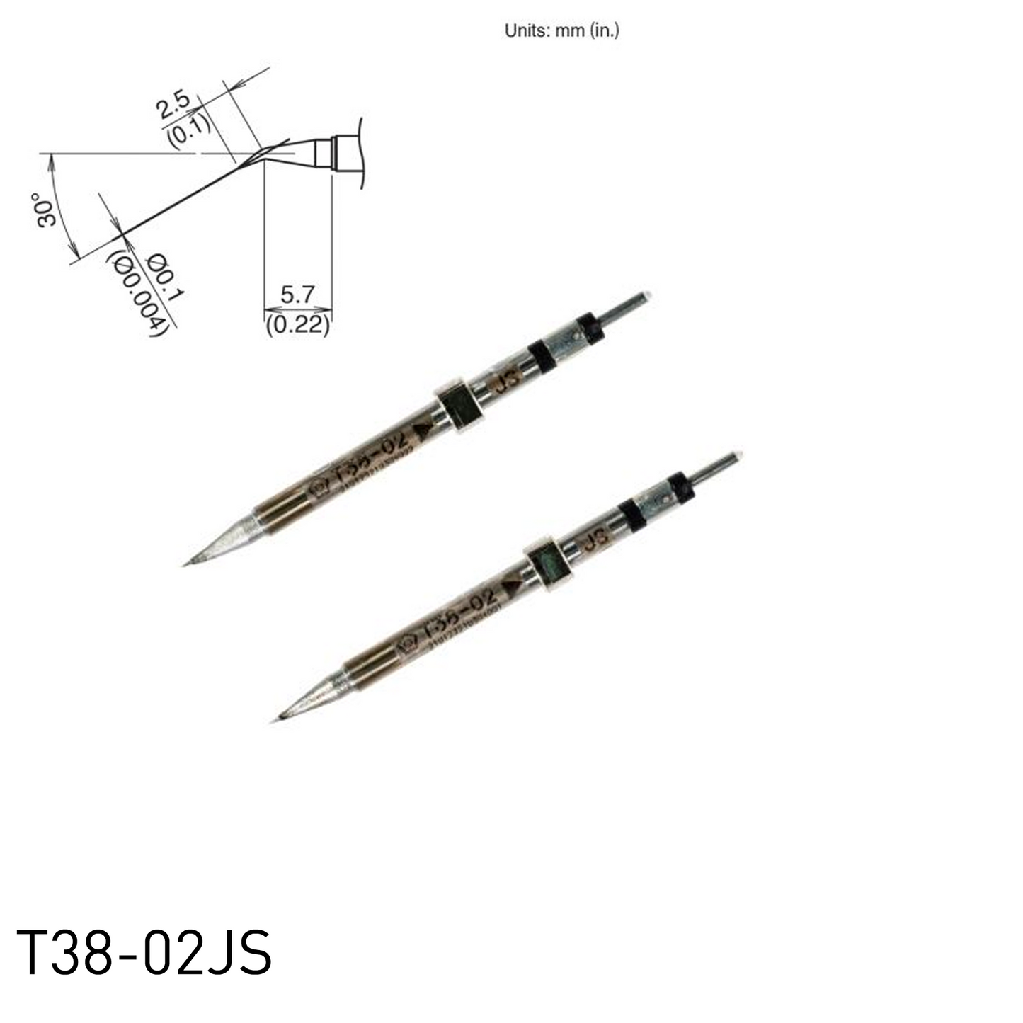 Hakko soldering iron tip T38-02JS hot tweezers