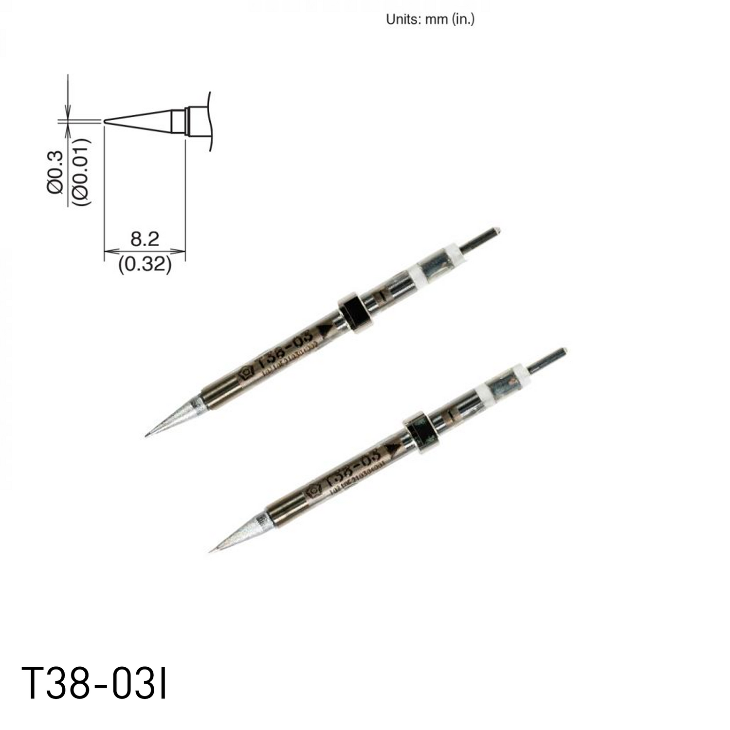 Hakko Soldering Iron Tip T38-03I hot tweezers