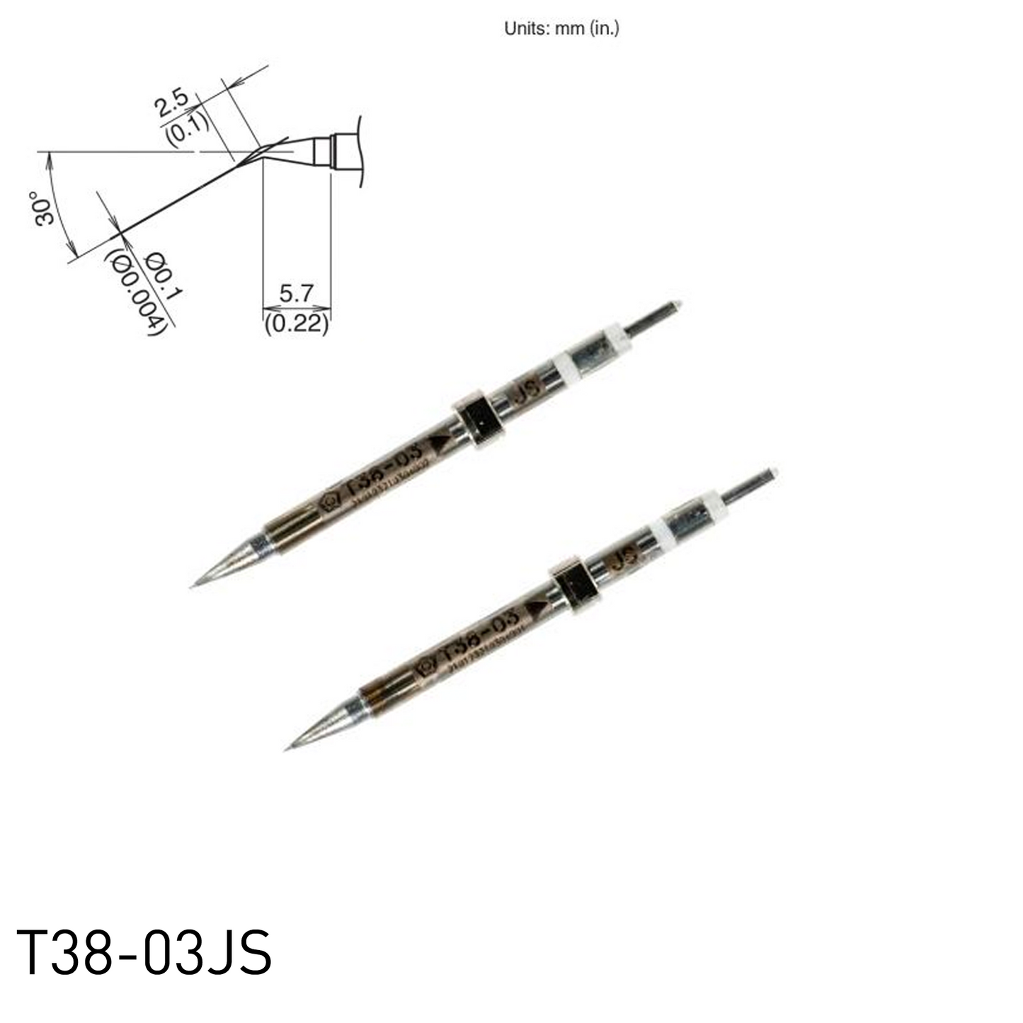 Hakko Soldering iron tip T38-03JS hot tweezers