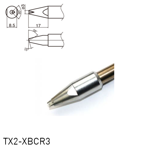 Hakko TX2 Series Soldering Tip TX2-XBCR3