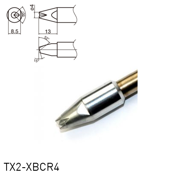 Hakko TX2 Series Soldering Tip TX2-XBCR4