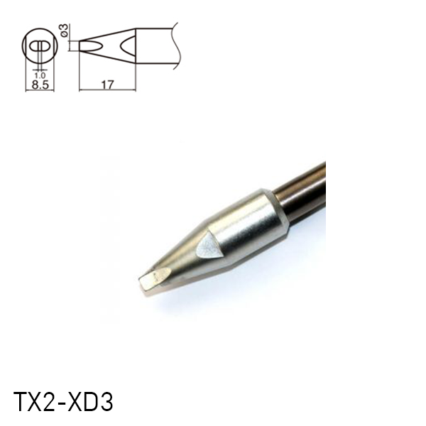 Hakko TX2 Series Soldering Tip TX2-XD3