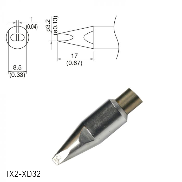 Hakko TX2 Series Soldering Tip TX-XD32
