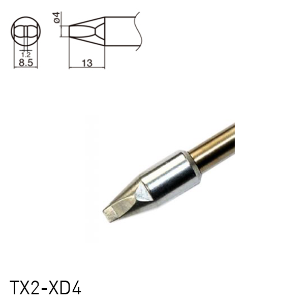 Hakko TX2 Series Soldering Tip TX2-XD4