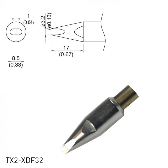 Hakko TX2 Series Soldering Tip TX2-XDF32