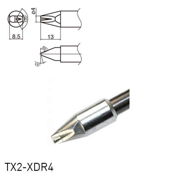 Hakko TX2 Series Soldering Tip TX2-XDR4