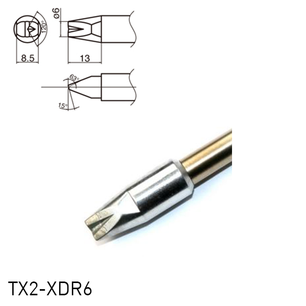 Hakko TX2 Series Soldering Tip TX2-XDR6