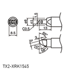 Hakko TX2 Series Soldering Tip TX2-XRK1545
