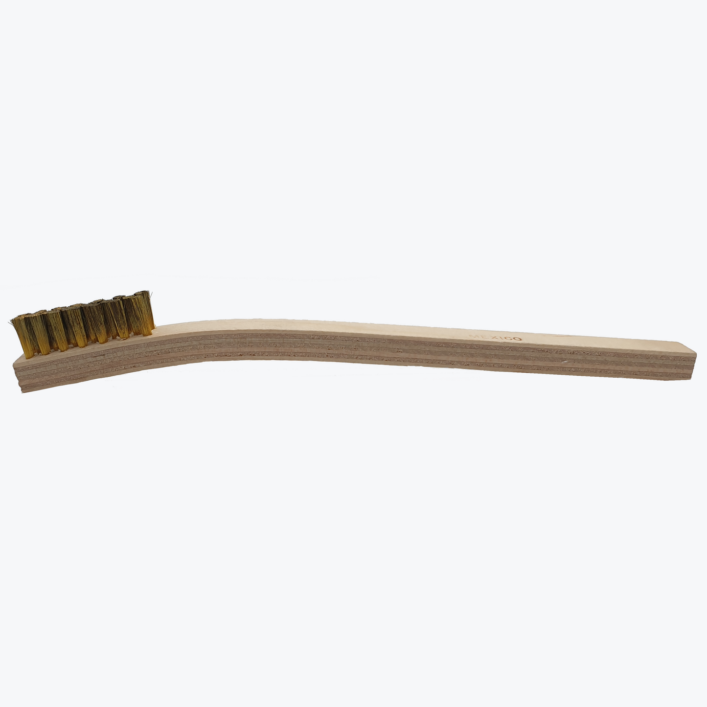 Techspray antistatic esd safe soft brass wooden handle brush 2025-1 pcb board coating and cleaning tool