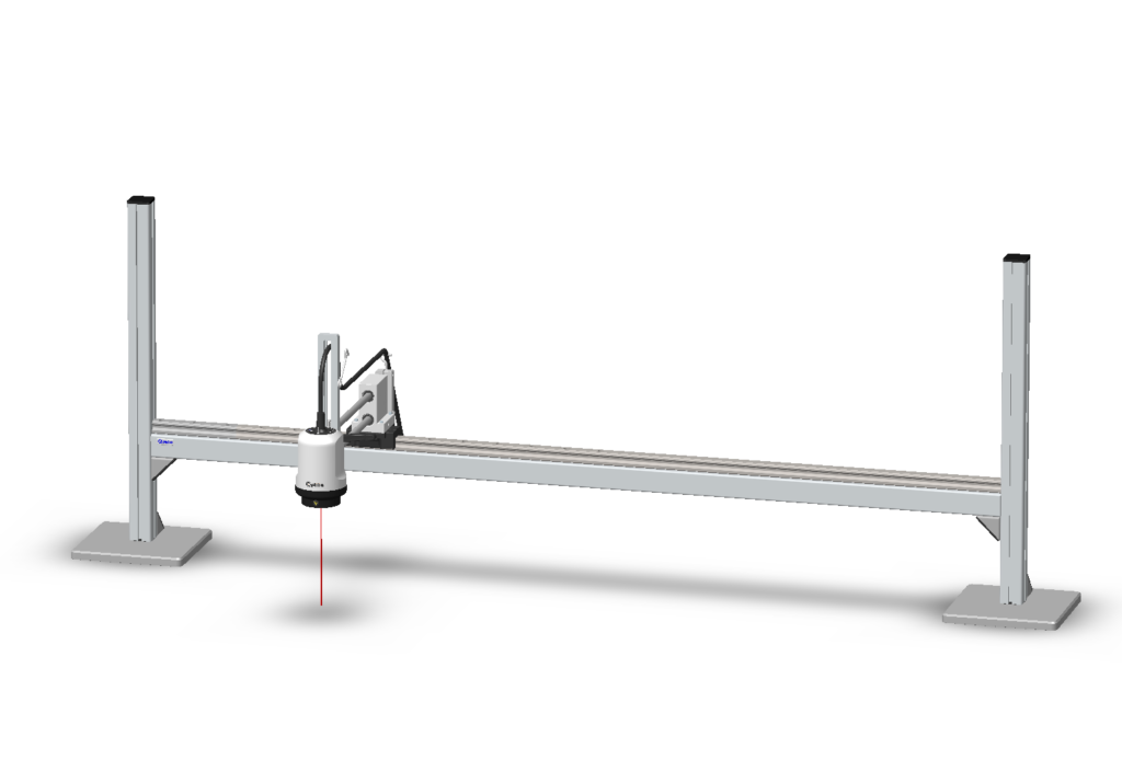 Optilia Bench-Top W30x-HD Inspection System with bench top XY stand and height adjustment bracket