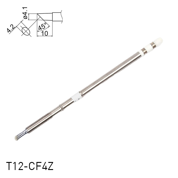 Hakko T12-CF4Z Soldering Iron Tips for soldering station FM202, FM203, FM204, FM206, FM950, FX951, FX952 and soldering iron FM2027, FM2028