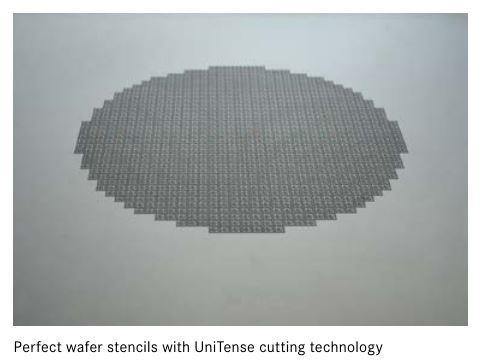 LPKF MicroCut 6080 - perfect water stencils with UniTense cutting technology