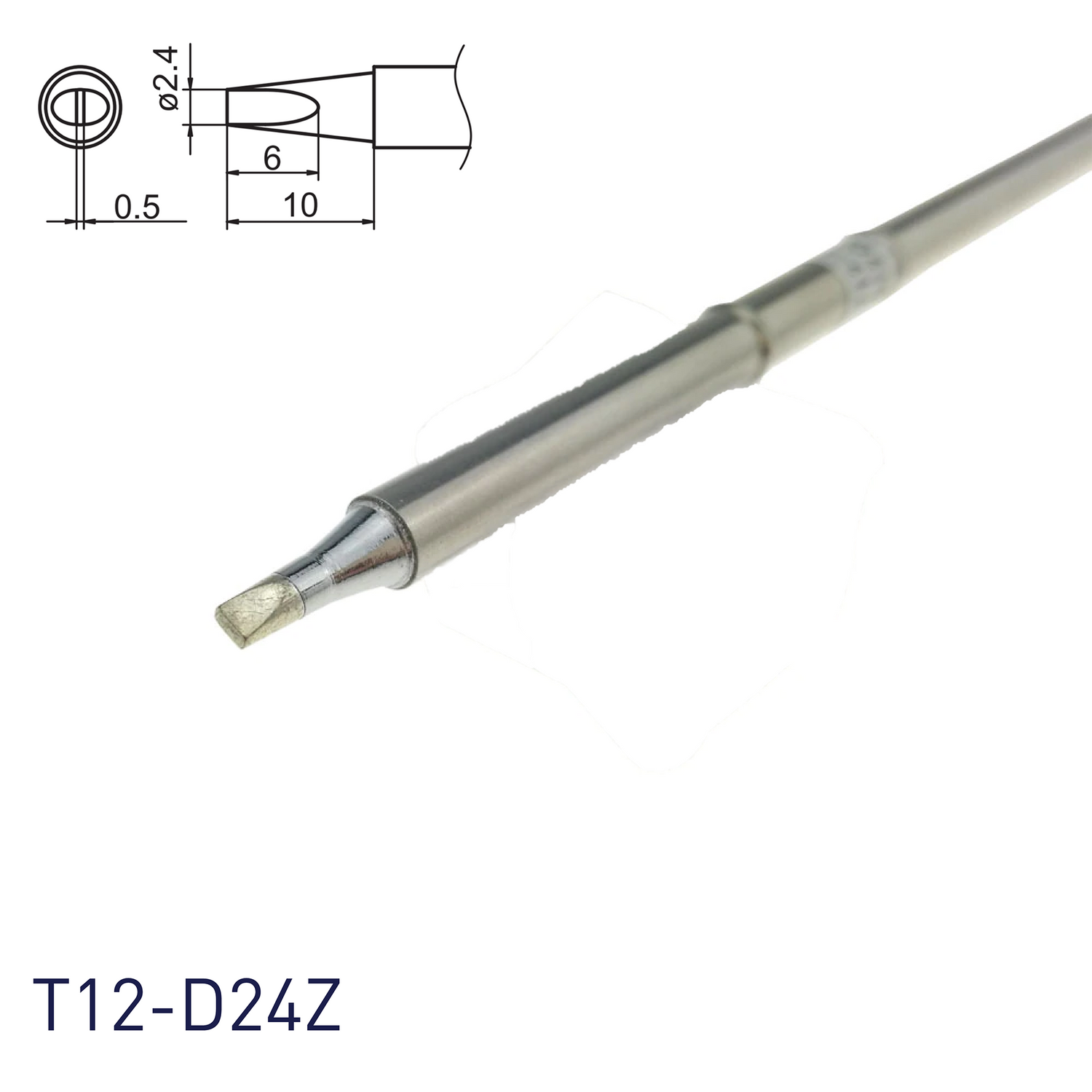 Hakko T12-D24Z Soldering Iron Tips for soldering station FM202, FM203, FM204, FM206, FM950, FX951, FX952 and soldering iron FM2027, FM2028