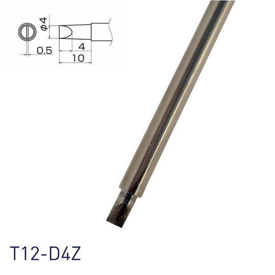 Hakko T12-D4Z Soldering Iron Tips for soldering station FM202, FM203, FM204, FM206, FM950, FX951, FX952 and soldering iron FM2027, FM2028
