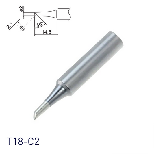 Hakko T18-C2 for soldering station FX888, FX888D, FX889, FR701, FR702, FX600 & soldering iron FX8801, FX600
